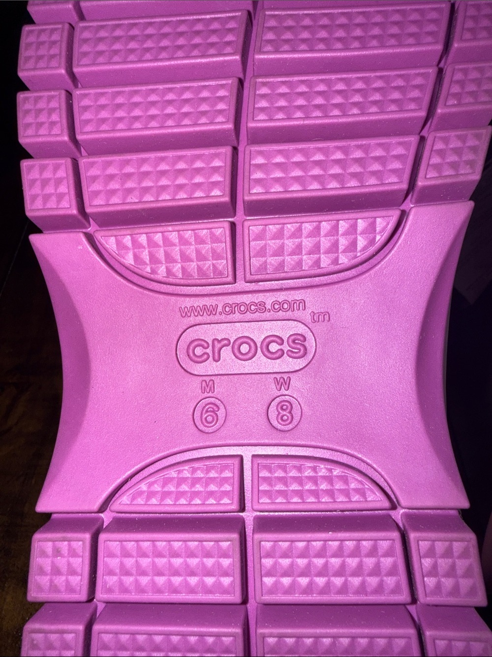 NEW CROCS MEGA CRUSH SANDAL 207989-6WQ BURBLE PINK - Picture 8 of 8
